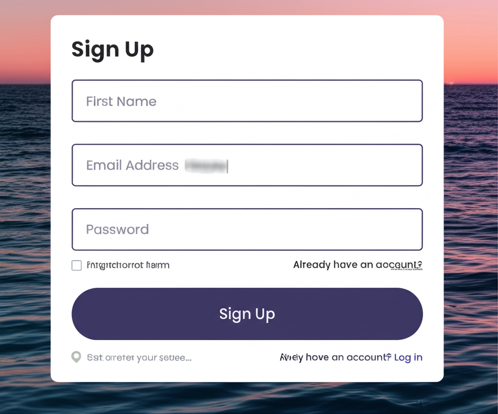 Sign Up Process